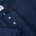Load image into Gallery viewer, Polar Skate Co Surf Polo Shirt Dots Dark Blue

