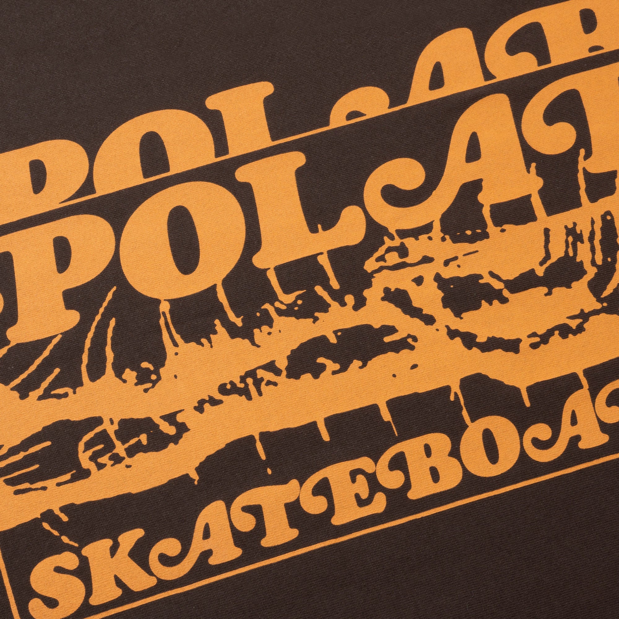 Polar Skate Co Fields T-Shirt Chocolate
