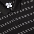 Load image into Gallery viewer, Polar Stripe Long Sleeve Polo Black
