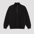 Load image into Gallery viewer, Polar Frankie Half Zip Sweater Crew Black
