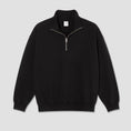 Load image into Gallery viewer, Polar Frankie Half Zip Sweater Crew Black
