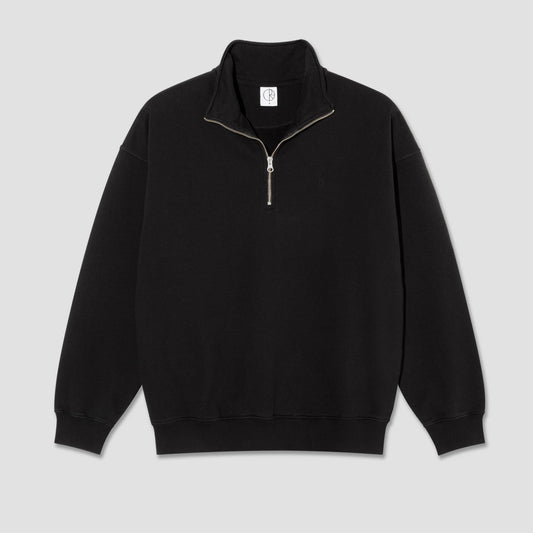 Polar Frankie Half Zip Sweater Crew Black