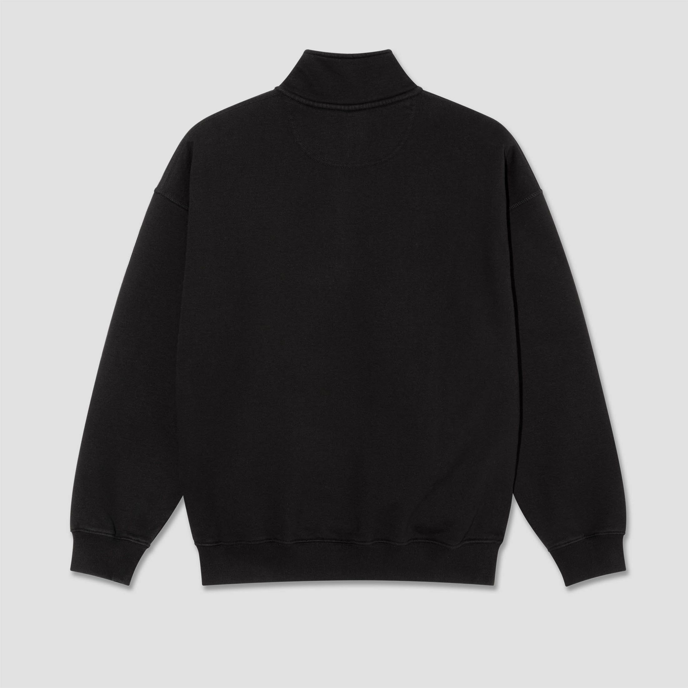 Polar Frankie Half Zip Sweater Crew Black