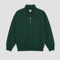 Load image into Gallery viewer, Polar Frankie Half Zip Sweater Crew Dark Emerald
