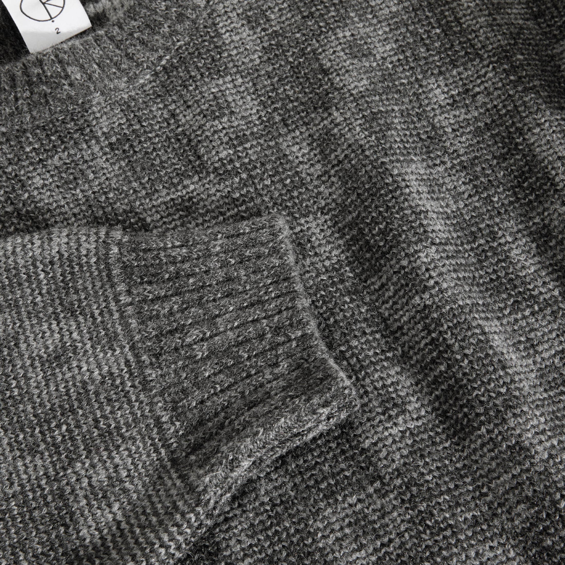 Polar George Sweater Crew P Pattern Grey