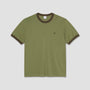 Polar Ringer T-Shirt Army Green / Brown