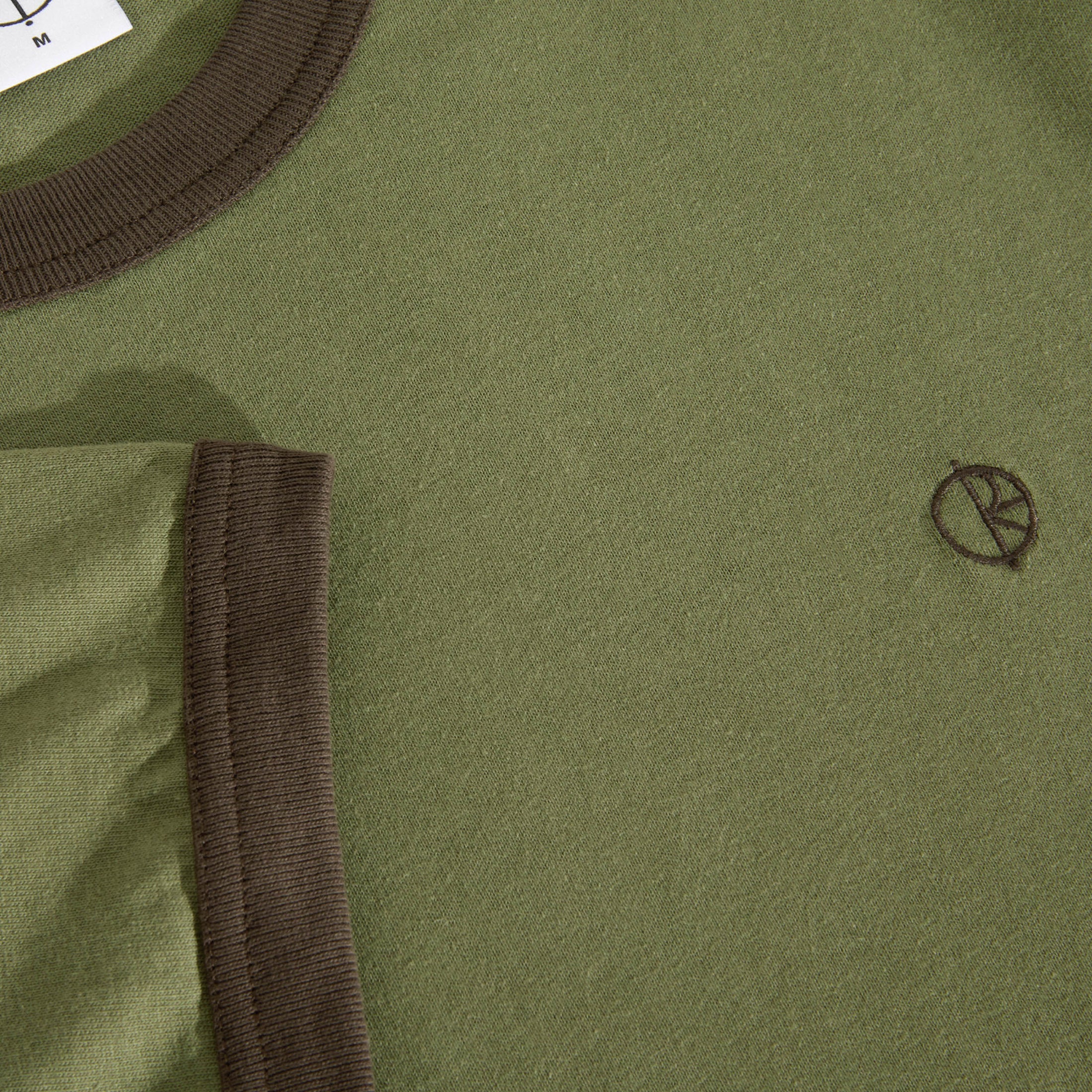 Polar Ringer T-Shirt Army Green / Brown