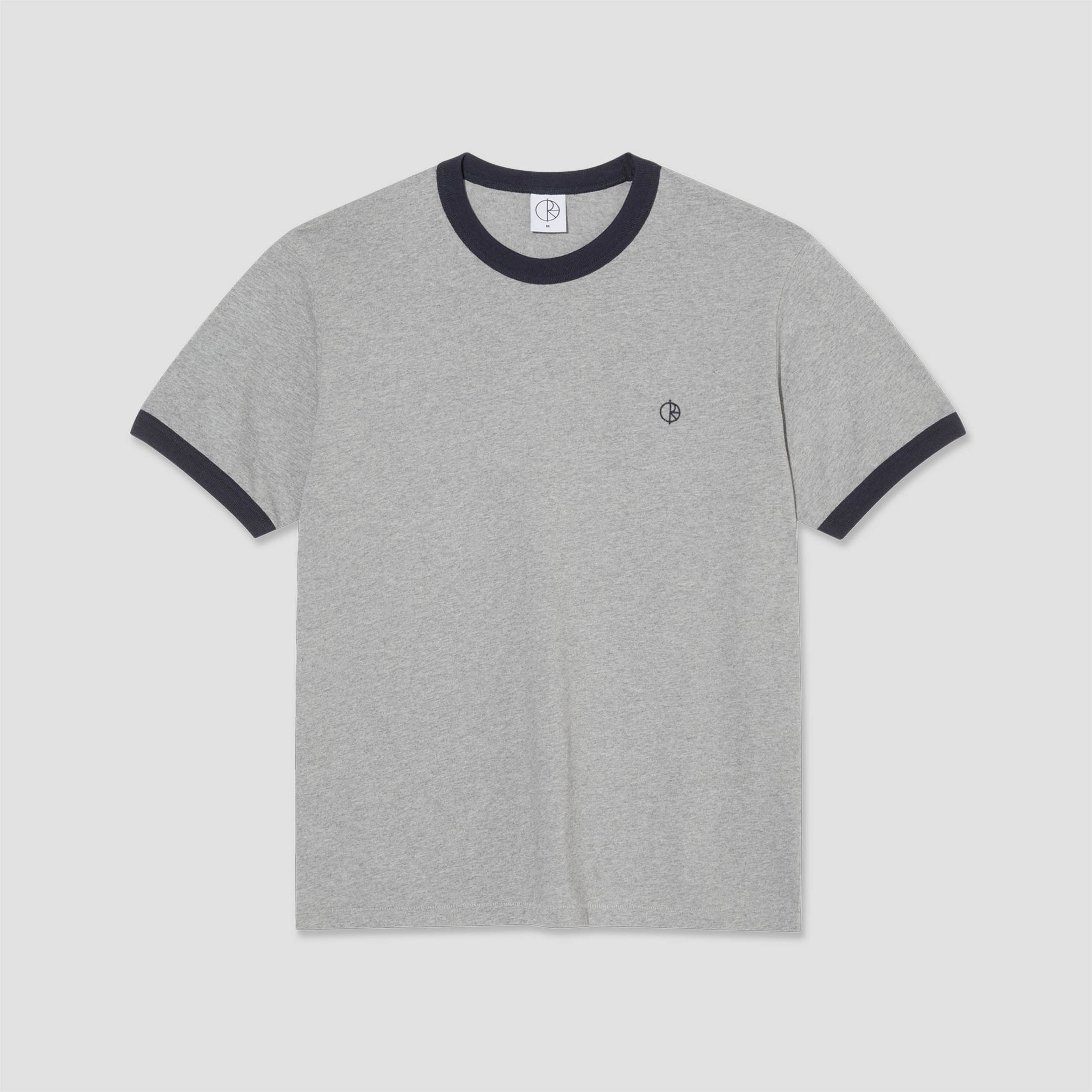 Polar Ringer T-Shirt Heather Grey / Navy