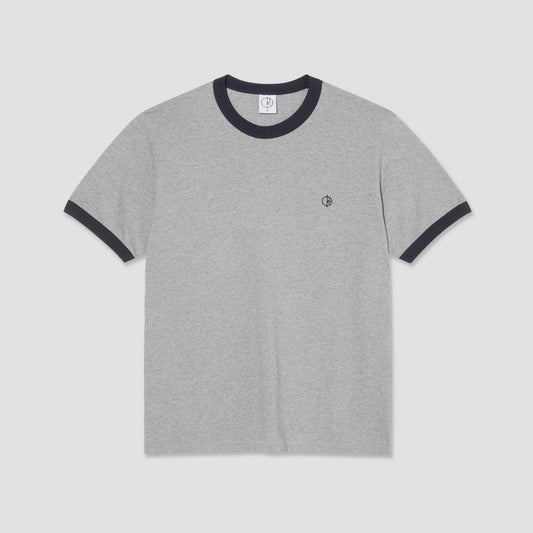 Polar Ringer T-Shirt Heather Grey / Navy