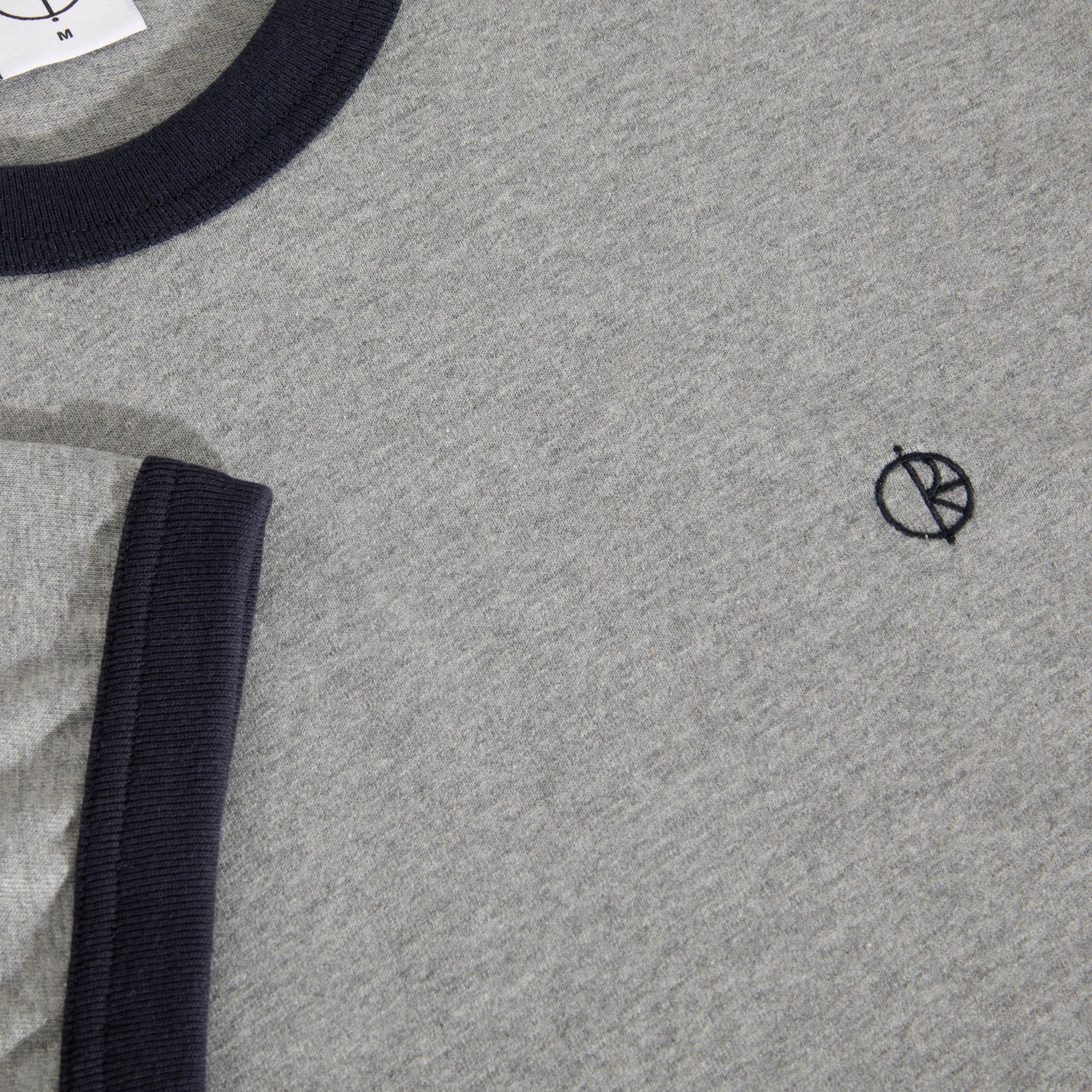 Polar Ringer T-Shirt Heather Grey / Navy