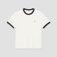 Load image into Gallery viewer, Polar Ringer T-Shirt Cloud White / Navy
