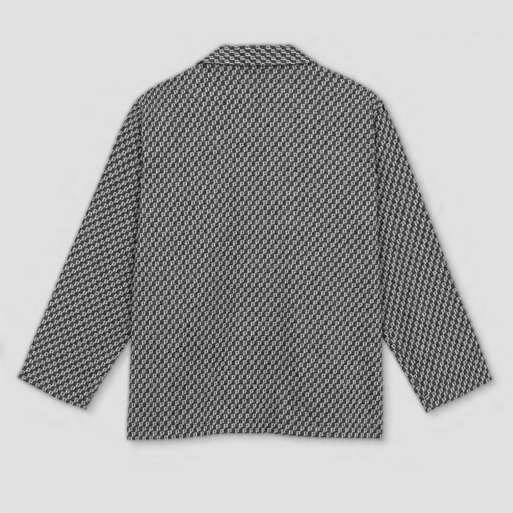 Polar Pyjama Longsleeve Shirt P Pattern Black / White