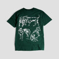 Load image into Gallery viewer, Skateboard Cafe Pooch T-Shirt Forest Green
