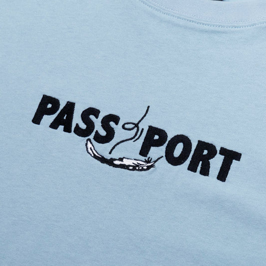 PassPort Featherweight Embroidery T-Shirt Powder Blue