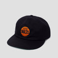 Load image into Gallery viewer, Quartersnacks 70s Logo Cap Black
