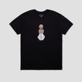 Load image into Gallery viewer, Quartersnacks Front Snackman T-Shirt Black
