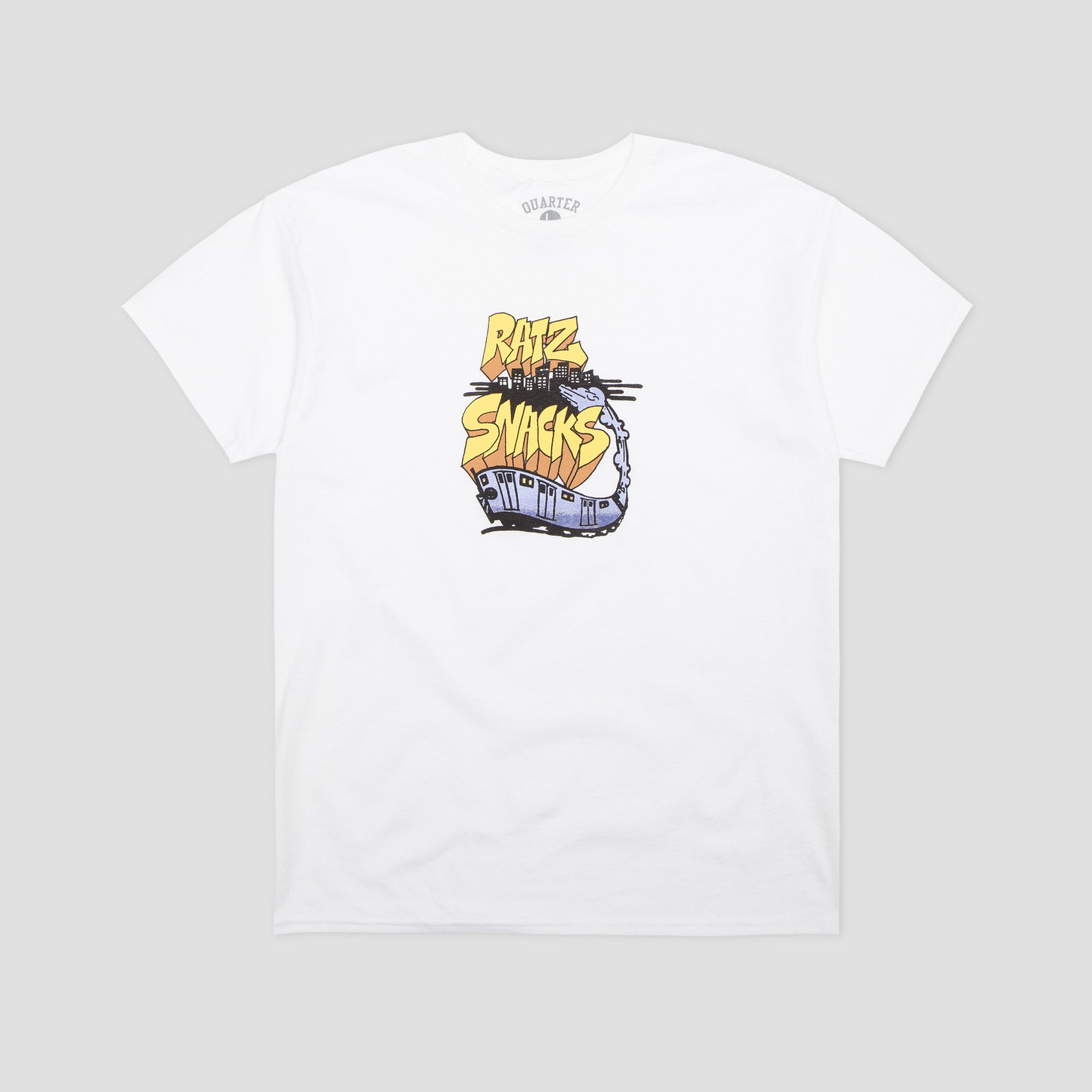 Quartersnacks Rat Ratz Train T-Shirt White