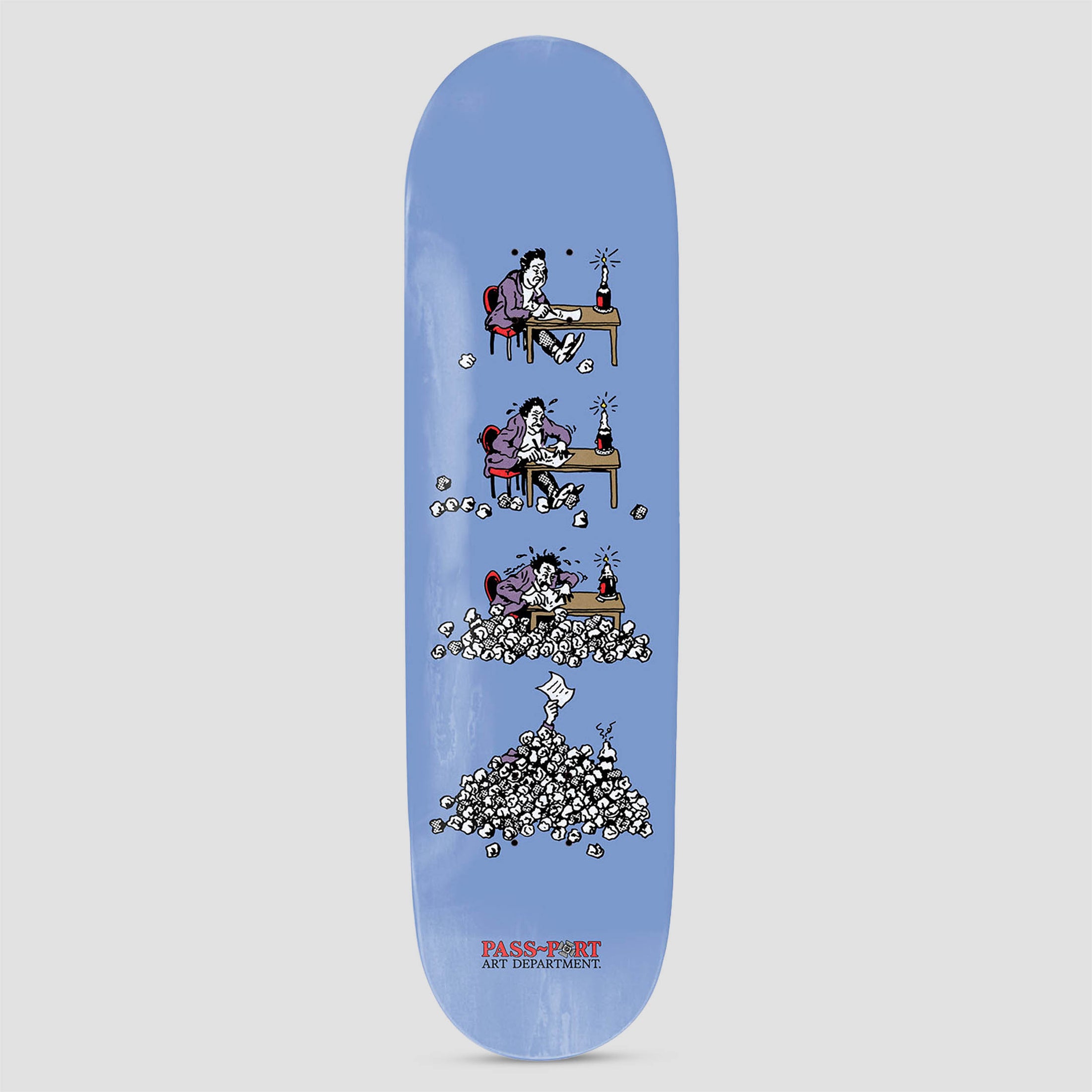 PassPort 8.0 Art Dept. Series Rough Draft Skateboard Deck