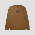 Load image into Gallery viewer, HUF Relocation Crewneck Mud
