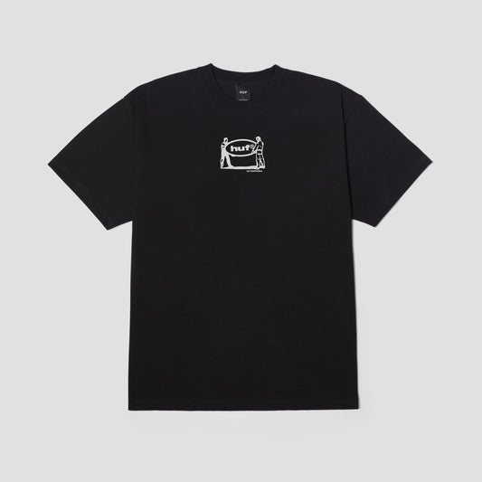 HUF Relocation Shortsleeve T-Shirt Black