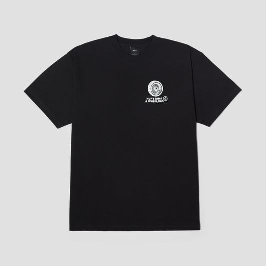 HUF Rim & Wheel Inc Shortsleeve T-Shirt Black