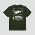 Load image into Gallery viewer, HUF Rim & Wheel Inc Shortsleeve T-Shirt Hunter Green
