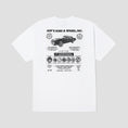 Load image into Gallery viewer, HUF Rim & Wheel Inc Shortsleeve T-Shirt White
