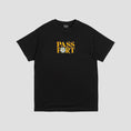 Load image into Gallery viewer, PassPort Rosa Embroidery T-Shirt Black
