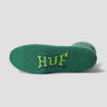 Load image into Gallery viewer, Huf Sassy H Crew Socks Forest Green
