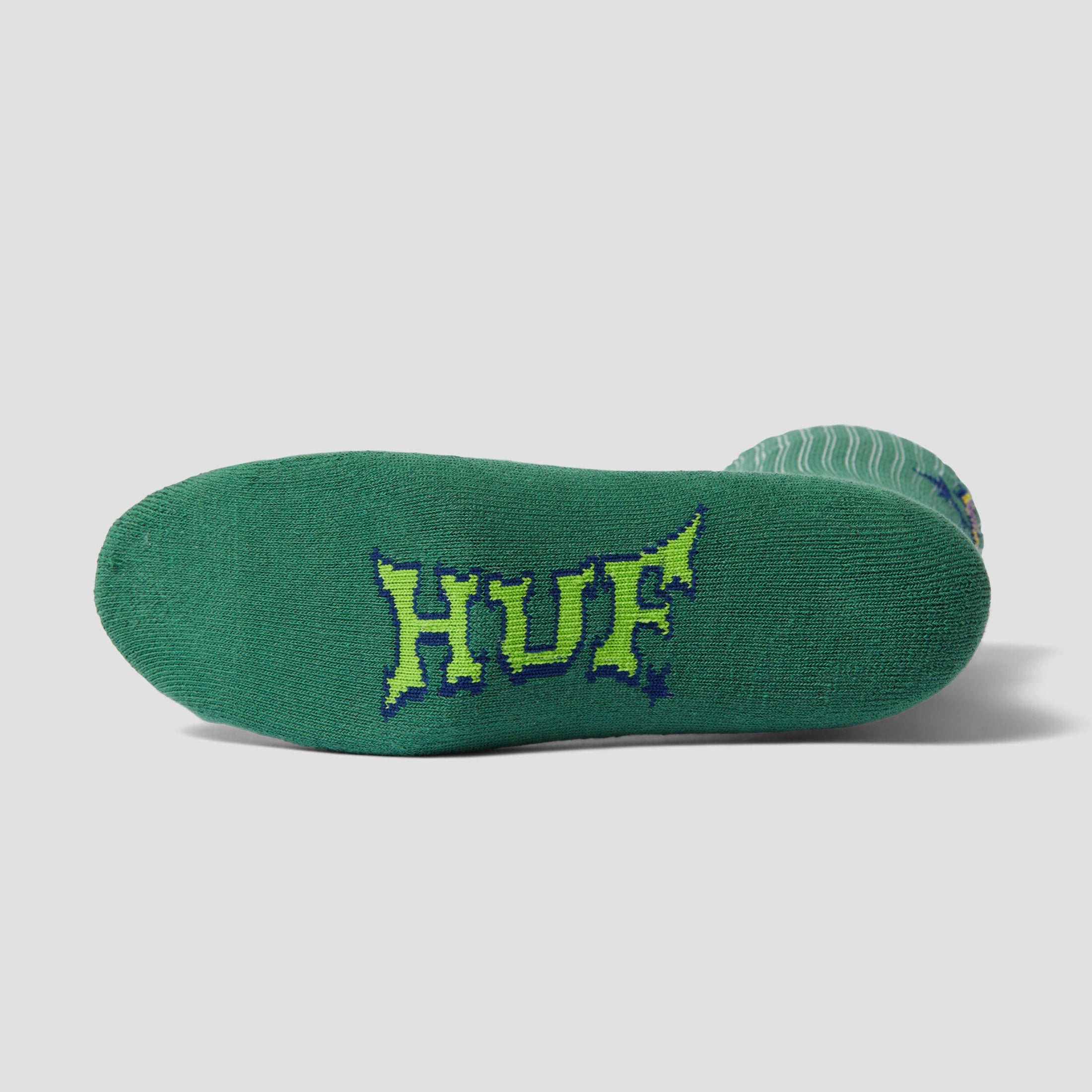 Huf Sassy H Crew Socks Forest Green
