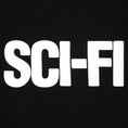 Load image into Gallery viewer, Sci-Fi Fantasy Big Logo Hood Black
