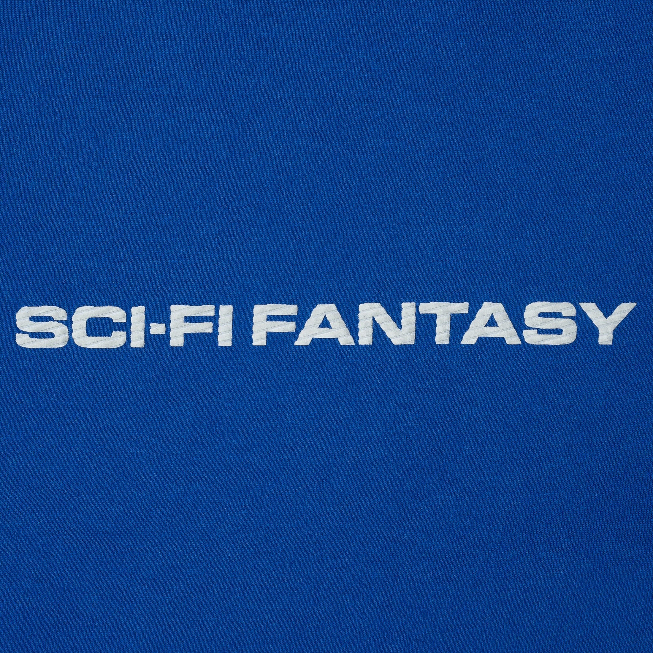 Sci-Fi Fantasy Textured Logo T-Shirt Royal