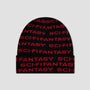 Sci-Fi Fantasy Repeat Logo Beanie Black