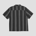 Load image into Gallery viewer, HUF Script Stripe Resort Shirt Black
