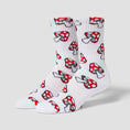 Load image into Gallery viewer, HUF Shrooms Sock White
