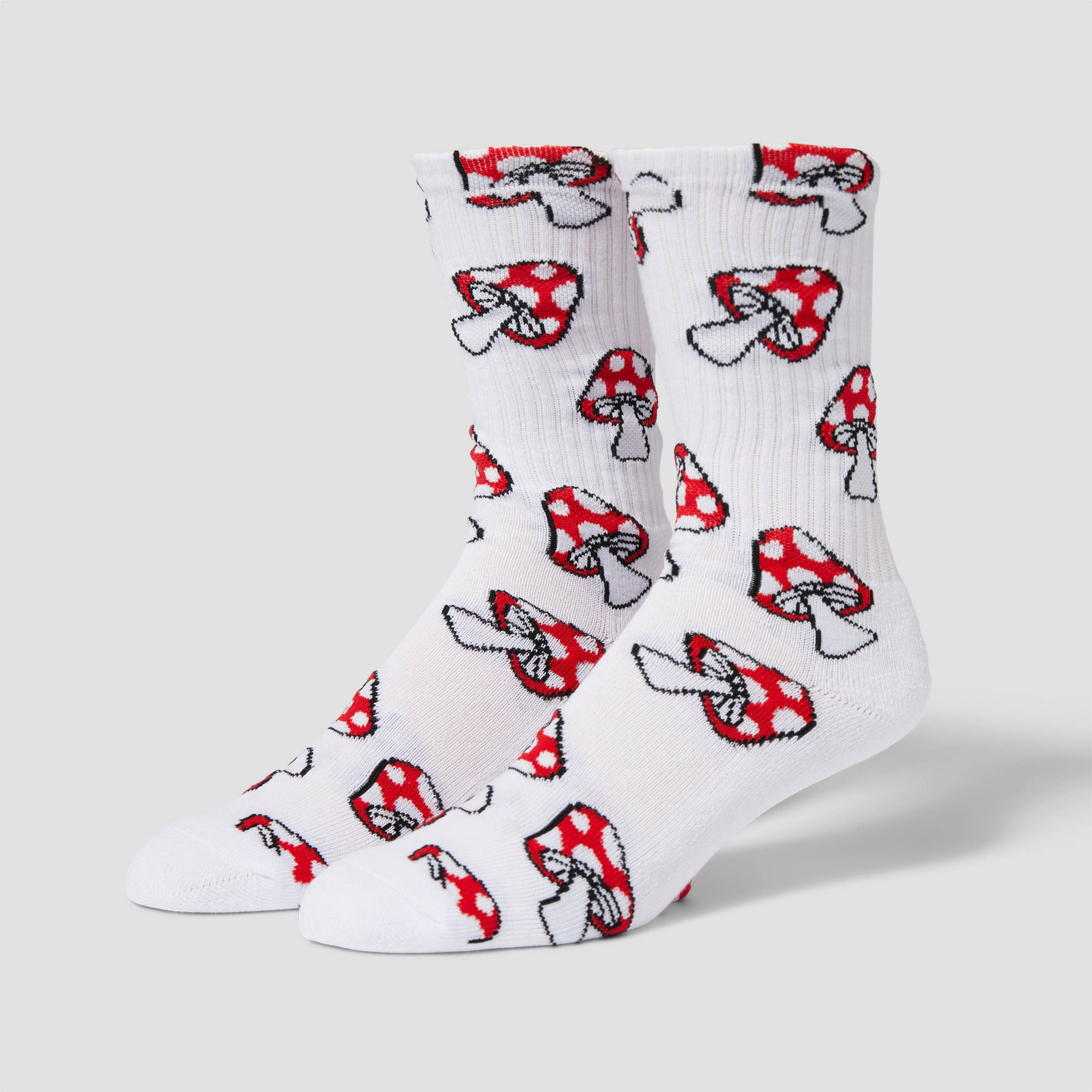 HUF Shrooms Sock White