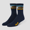 Load image into Gallery viewer, HUF Slate Crew Sock Navy
