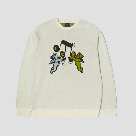 HUF Song Intarsia Sweater Linen
