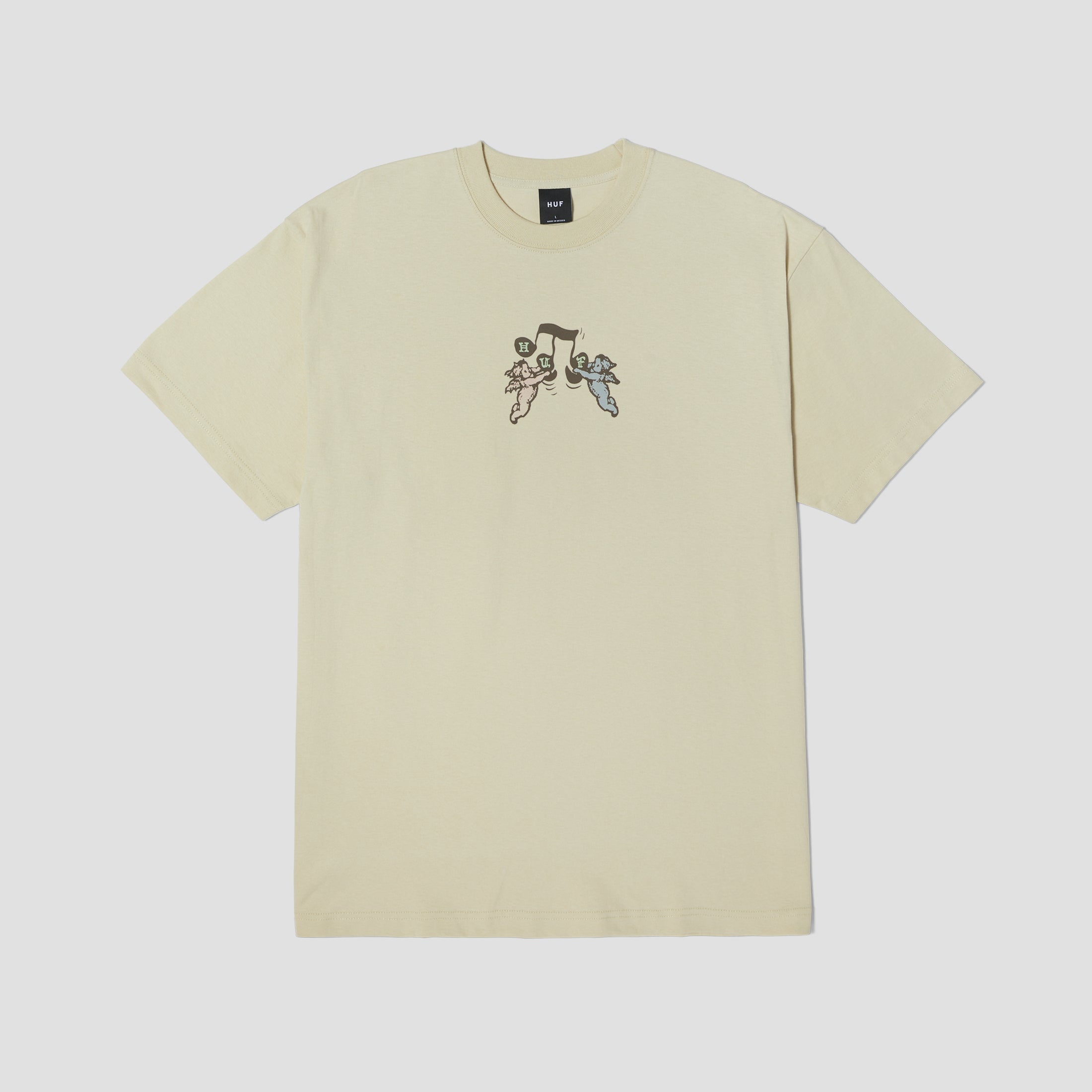 HUF Song Shortsleeve T-Shirt Stone