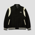 Load image into Gallery viewer, HUF Song Varsity Jacket Black
