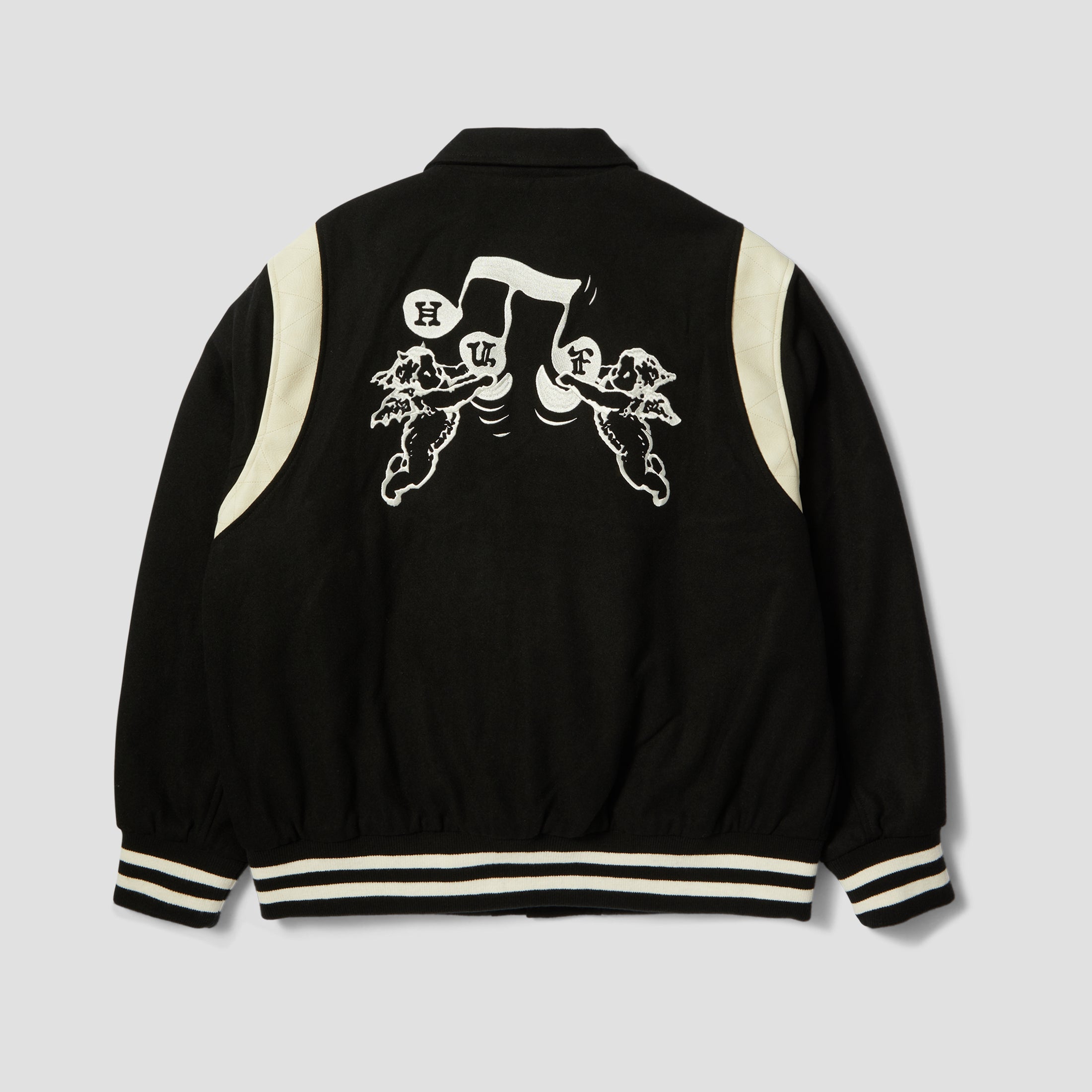 HUF Song Varsity Jacket Black