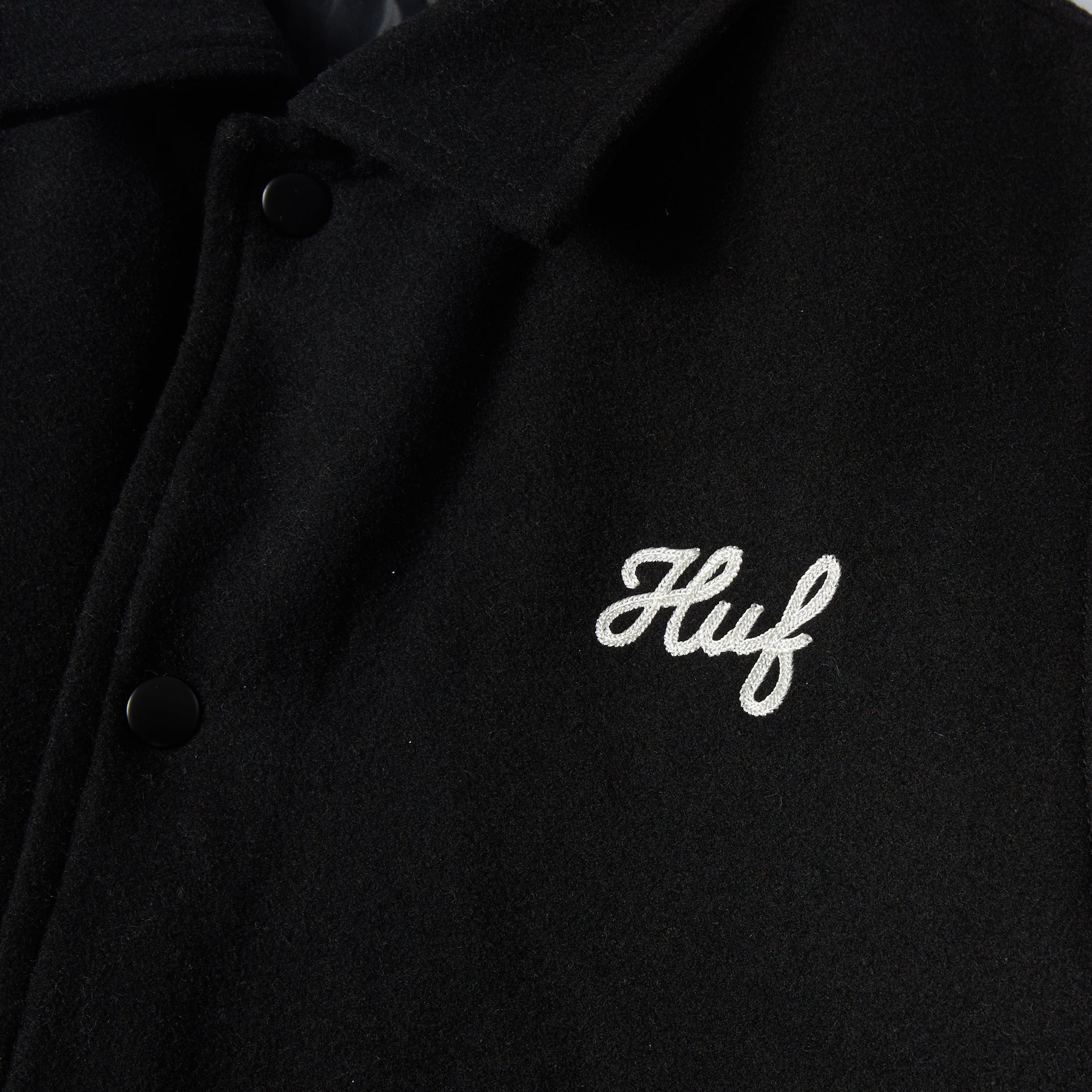 HUF Song Varsity Jacket Black