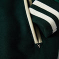 Load image into Gallery viewer, HUF Song Varsity Jacket Hunter Green
