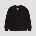 Load image into Gallery viewer, HUF x Texas Chainsaw Massacre Survive Cable Knit Crew Black
