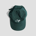 Load image into Gallery viewer, Skateboard Cafe Script Logo 6 Panel Cap Pine Green
