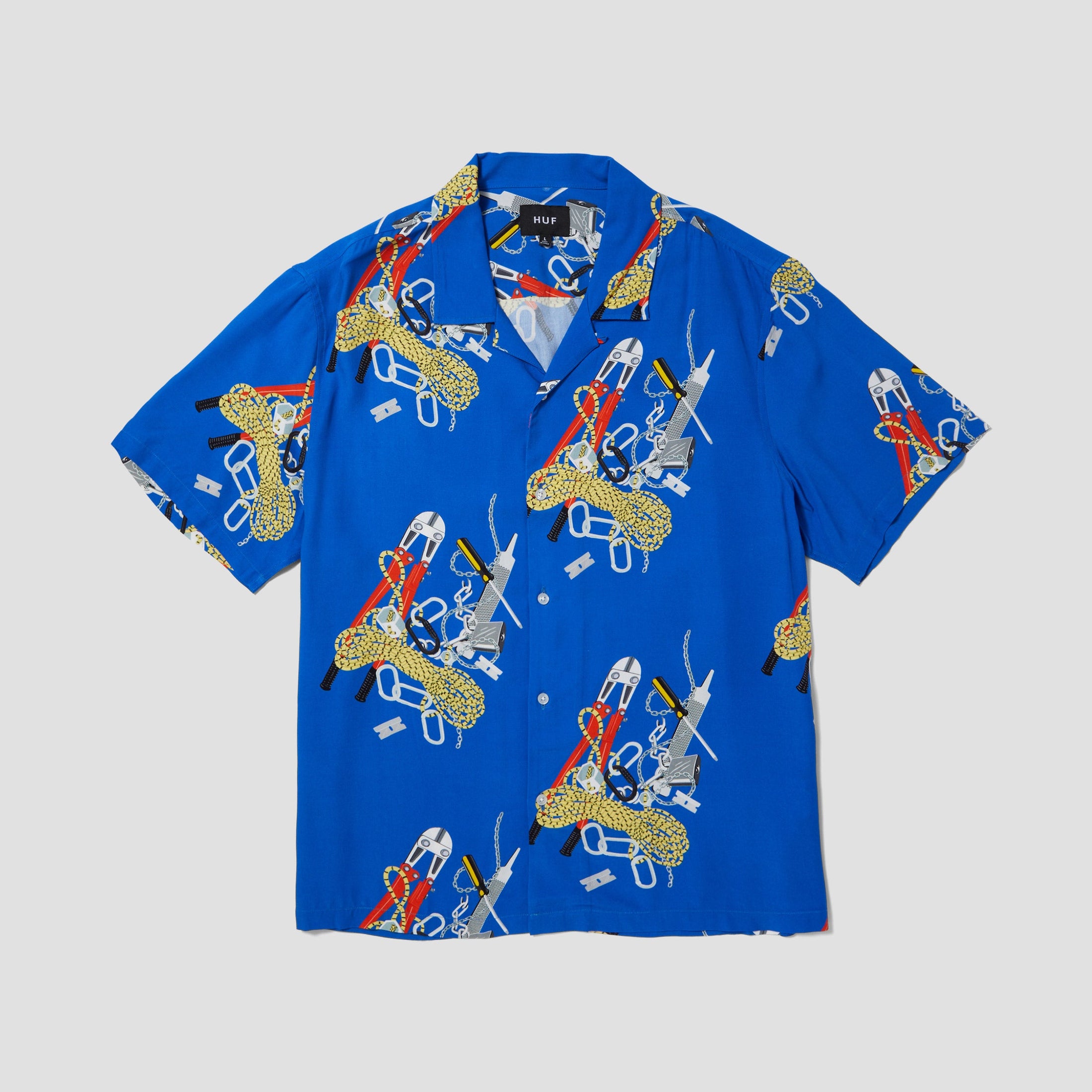 HUF Skidrokyo Resort Shirt Royal