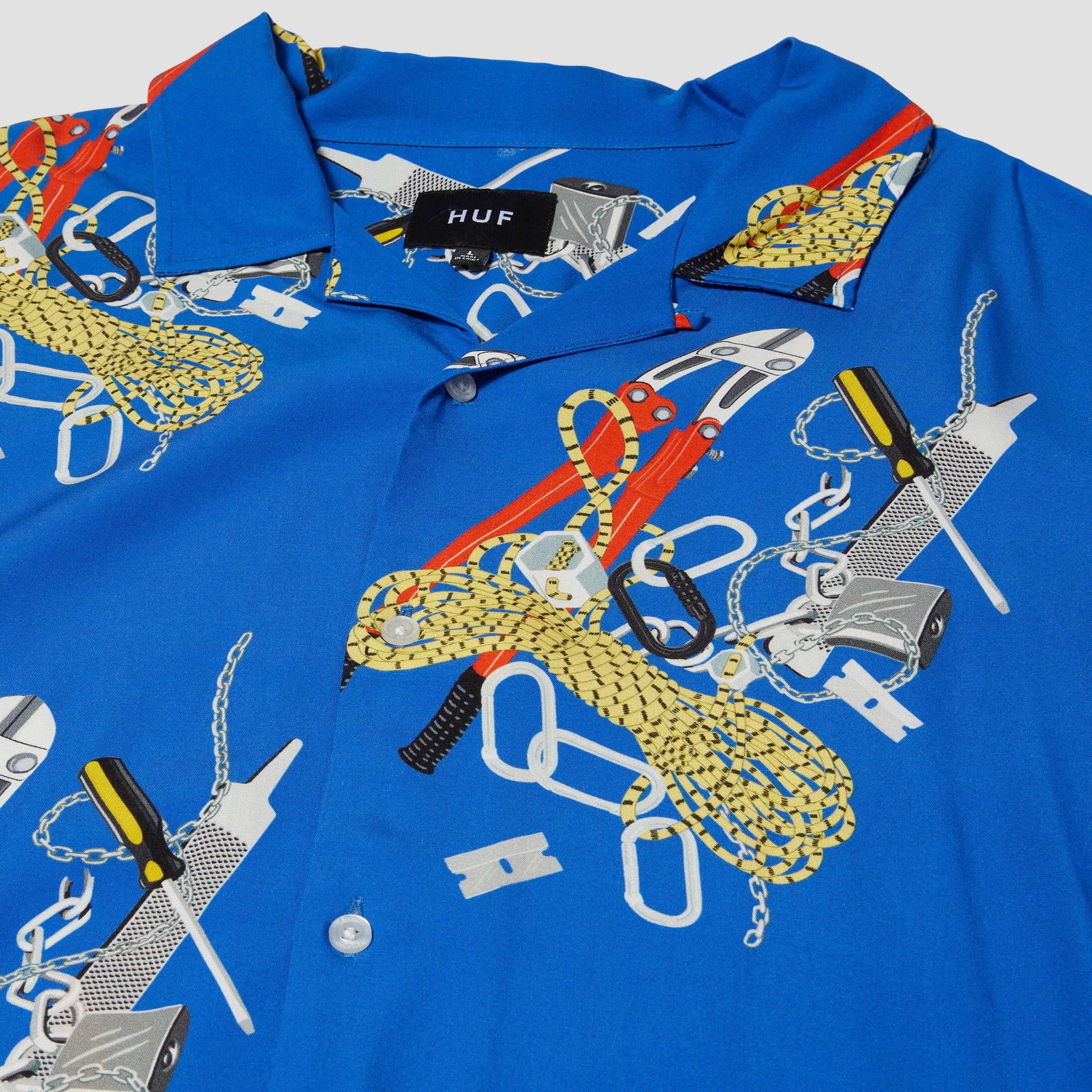 HUF Skidrokyo Resort Shirt Royal