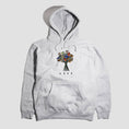 Load image into Gallery viewer, Skateboard Cafe Bouquet Hood Heather Grey
