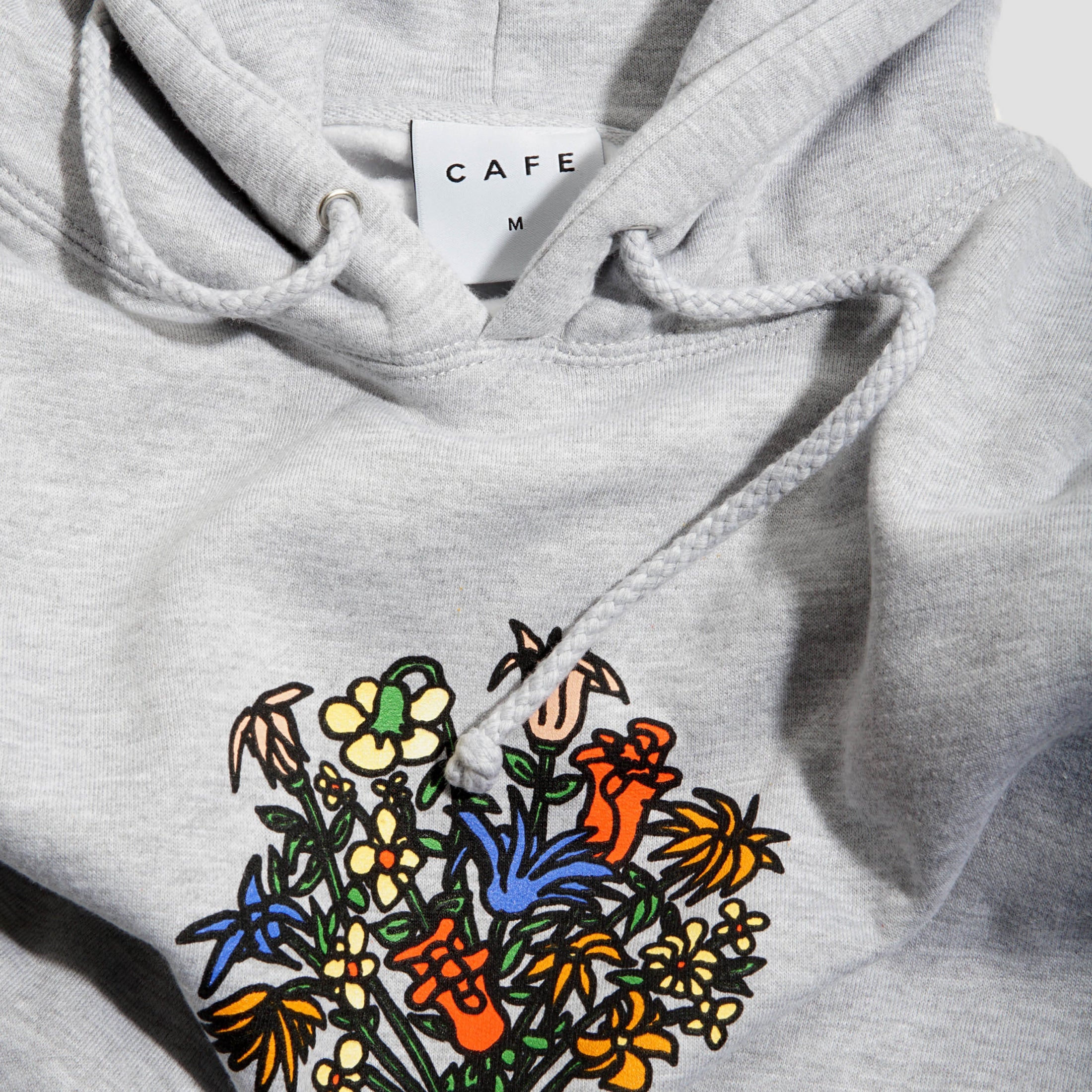 Skateboard Cafe Bouquet Hood Heather Grey