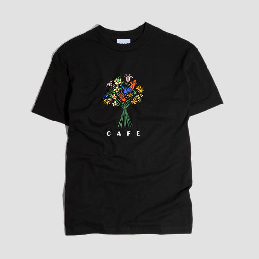 Skateboard Cafe Bouquet T-Shirt Black